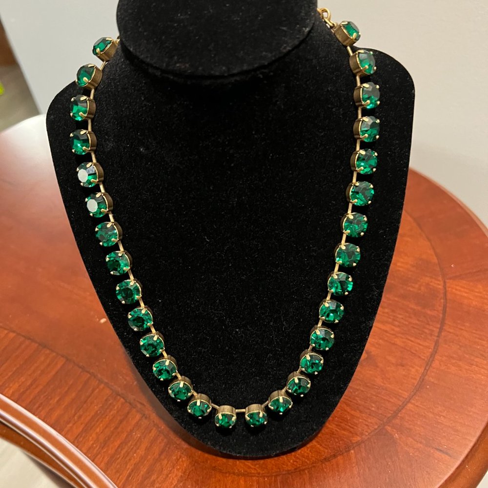 Loren Hope Kaylee Necklace in Emerald Green